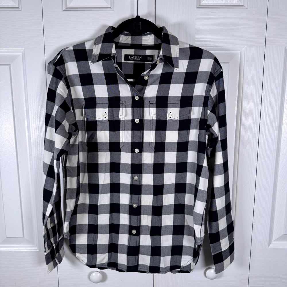 Ralph Lauren Buffalo Check Cotton Twill Women's Shirt